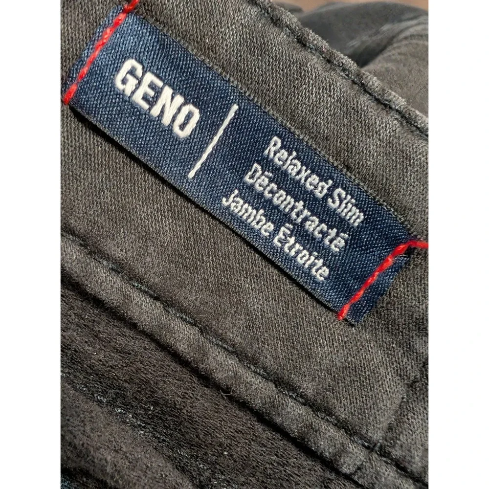 True Religion Geno Relaxed Slim Jeans Black Mens Size 29 Horseshoe Stitching